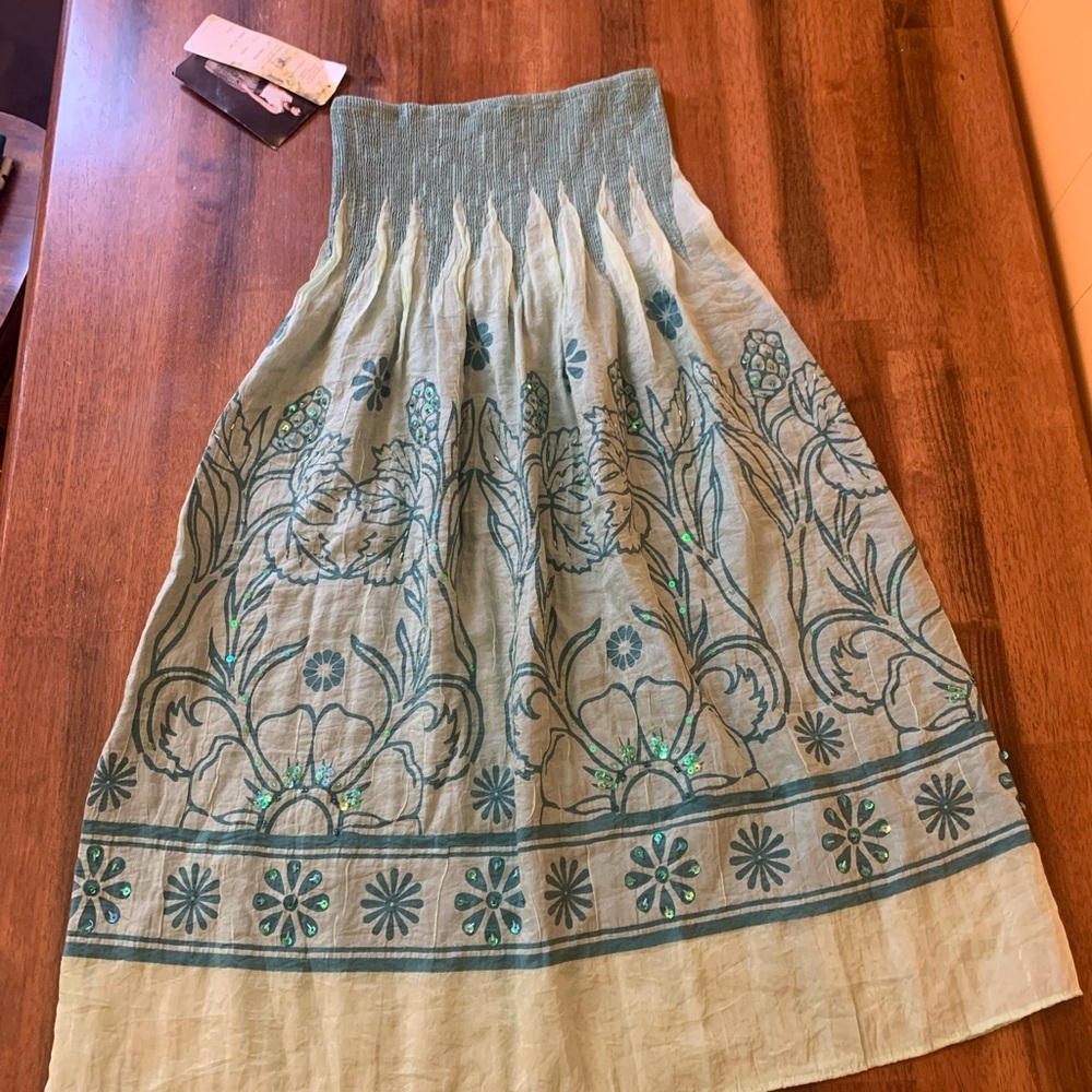 Anthropology Lapis NWT convertible bandeau tube dress maxi dress one siz… - Picture 10 of 12